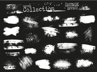Dirty artistic grunge vector texture. Design elements, boxes and frames for text. Inked splatter dirt stain brushes with drops blots.  Dirty artistic design elements, spray graffiti stencil. 