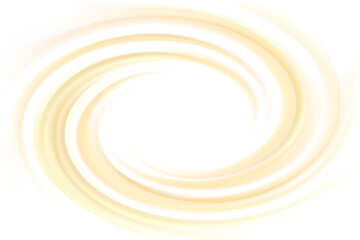 Vector yellow background of swirling creamy texture