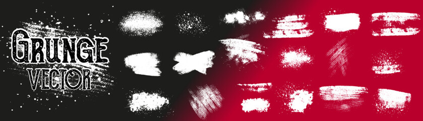 Dirty artistic grunge vector texture. Design elements, boxes and frames for text. Inked splatter dirt stain brushes with drops blots.  Dirty artistic design elements, spray graffiti stencil. 