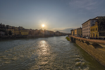 Fototapeta premium Florence from Ponte alle Grazie