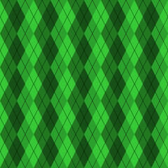 argyle green pattern seamless design
