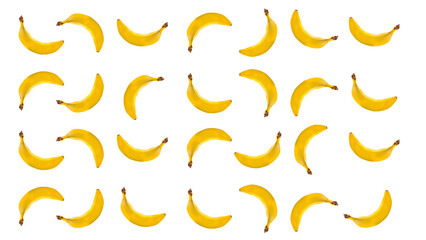 Banana Vector seamless with white background and hd best desktop