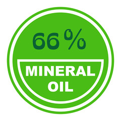 66% percentage mineral oil 