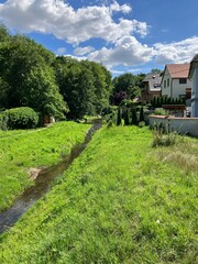 A small river in Kutna Hora, Czech Republic