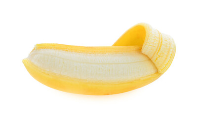 Banana isolated on white background.