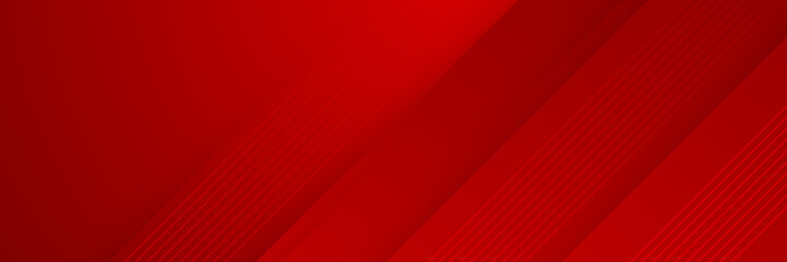 Futuristic technology digital abstract red colorful design banner. Abstract red banner background with particles and wave shapes. Vector abstract graphic design banner pattern background web template.