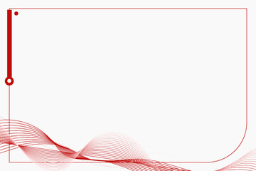 abstract background with red waves