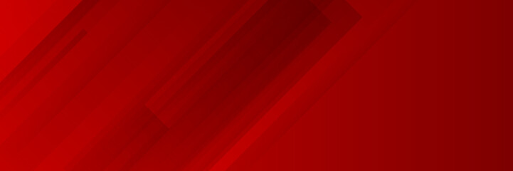 Abstract red banner background design template vector illustration with 3d overlap layer and geometric wave shapes. Polygonal abstract background, texture, advertisement layout and web page