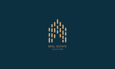 Creative Real Estate Logo Design. House Logo Design. Real Estate Vector Icon.