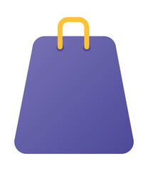 purple shopping bag