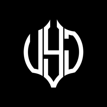 VYJ letter logo. VYJ best black background vector image. VYJ Monogram logo design for entrepreneur and business.
