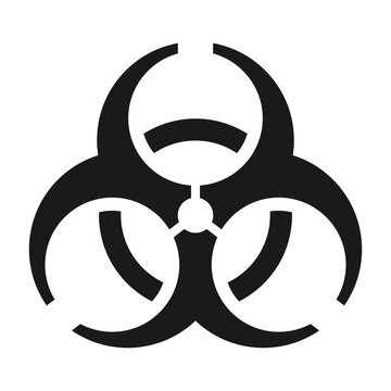 Bio hazard icon. Biohazard or  Biological hazard vector illustration