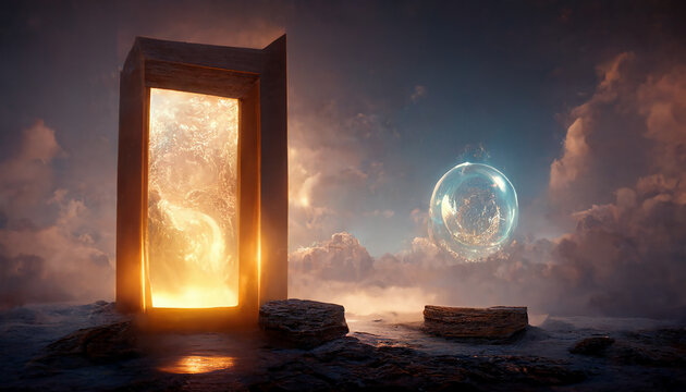Magic Portal Window To Another World