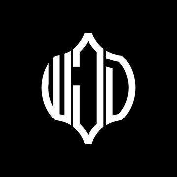 WJD letter logo. WJD best black background vector image. WJD Monogram logo design for entrepreneur and business.
