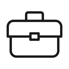 Tool box line icon. Toolbox, toolkit, instrument. Fixing, repair and renovation illustration