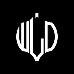 WLO letter logo. WLO best black background vector image. WLO Monogram logo design for entrepreneur and business. - obrazy, fototapety, plakaty