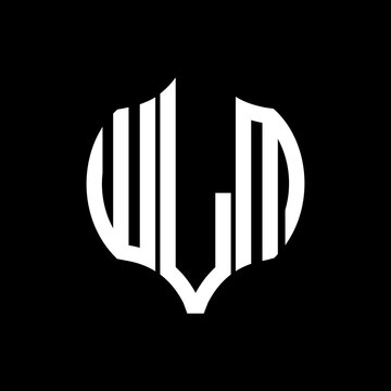 WLM letter logo. WLM best black background vector image. WLM Monogram logo design for entrepreneur and business.

