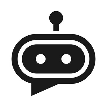 Chat Bot icon. Robot, Virtual assistant Bot illustration