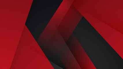 Fototapeta na wymiar Black and red abstract background. Abstract black grey metallic overlap red light hexagon mesh design modern luxury futuristic technology background vector illustration.