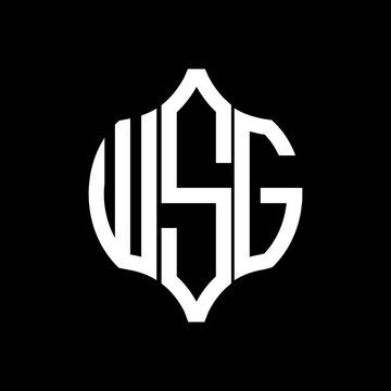 WSG letter logo. WSG best black background vector image. WSG Monogram logo design for entrepreneur and business.

