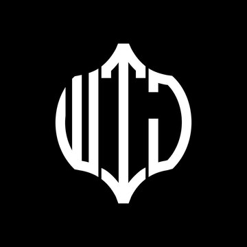 WTJ letter logo. WTJ best black background vector image. WTJ Monogram logo design for entrepreneur and business.
