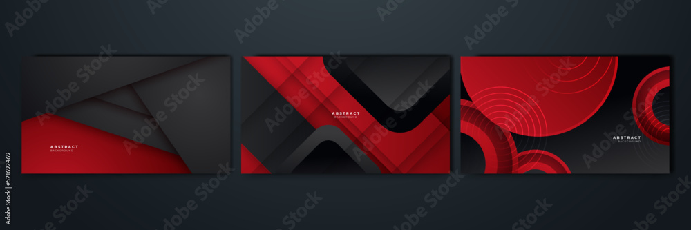 Wall mural modern black and red abstract background. abstract background with modern contrast color for present