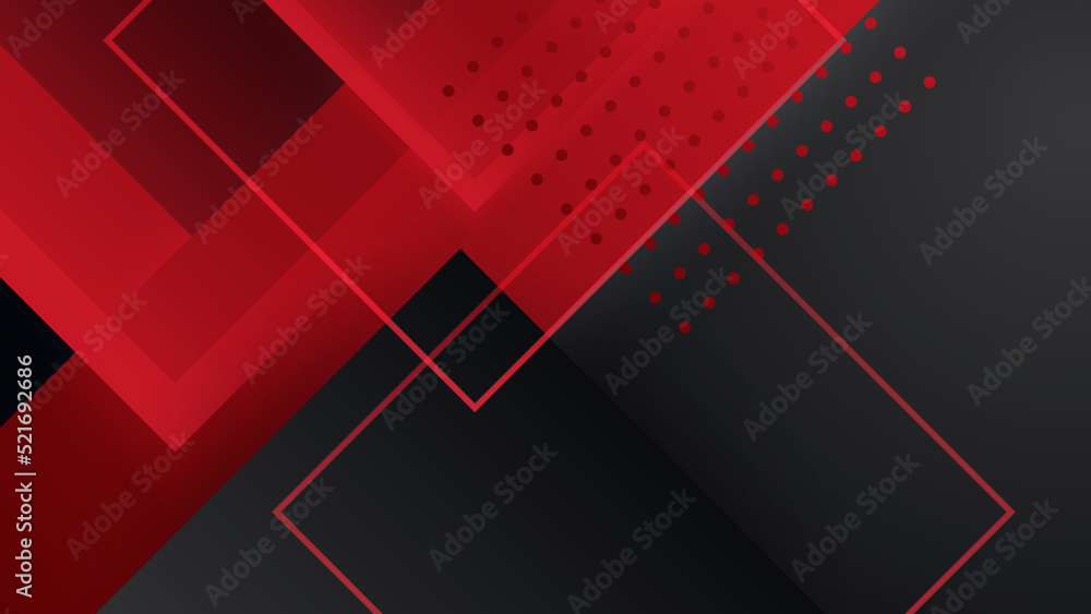 Aufkleber modern black and red abstract background. abstract background with modern contrast color for present