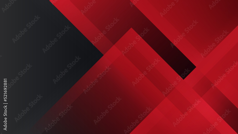 Poster modern black and red abstract background. abstract background with modern contrast color for present