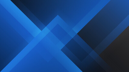 Obraz premium Black and blue abstract background paper shine and layer element vector for presentation design. Suit for business, corporate, institution, party, festive, seminar, and talks.