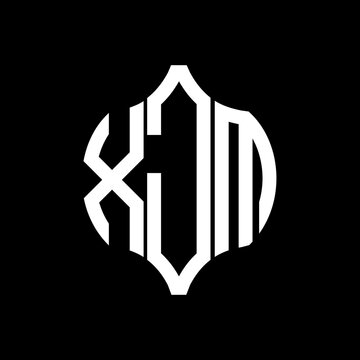 XJM letter logo. XJM best black background vector image. XJM Monogram logo design for entrepreneur and business.
