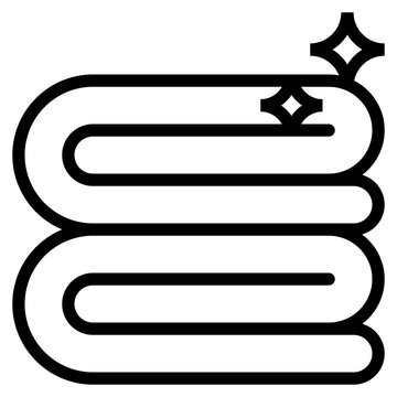 recommend clip art: Towel cleaning clean - outline icon