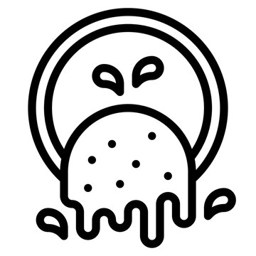 recommend clip art: Waste garbage trash - outline icon