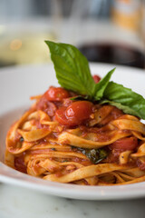 italian red pasta 