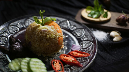 Nasi goreng, Fried rice with spice