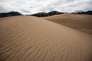 Ripples Over the Surface of Brown Dune in Great Sand Dunes