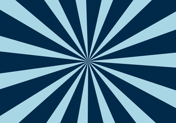 Obraz premium blue sunburst with rays background