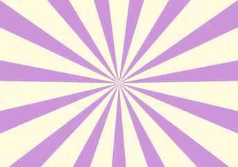 Obraz premium Purple sunburst background with rays