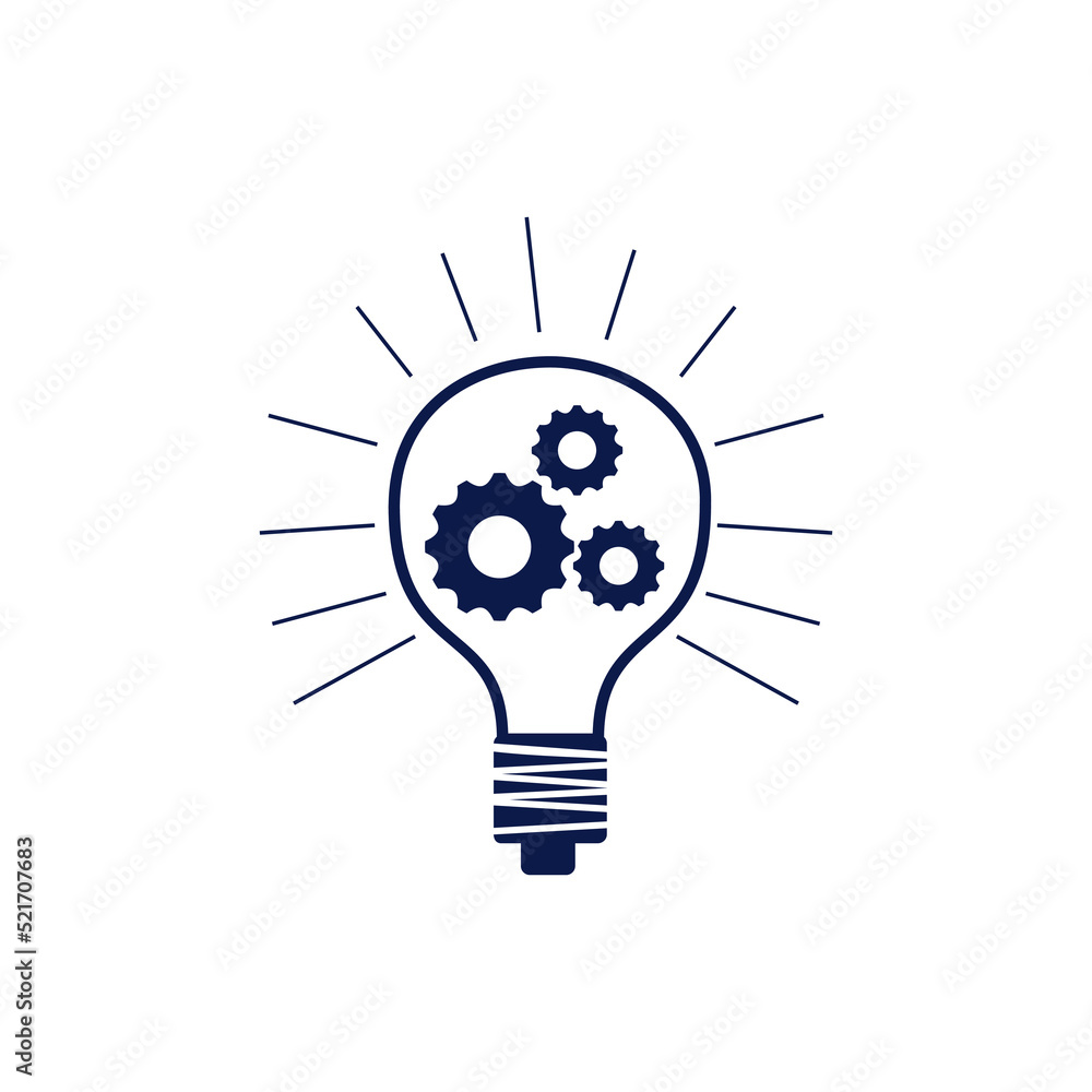Poster innovation concept icon. illustration of simple elements. can be used for web and mobile