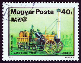 Stephenson's Rocket, 1829 (Hungary 1979)