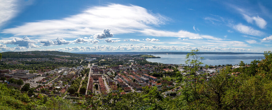 Panoramic view over Jönköping. Sweden  