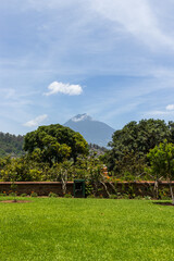 Fototapeta na wymiar Agua volcano in Guatemala landscape