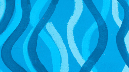 Blue lines abstract background. Copy space for text on the blue background