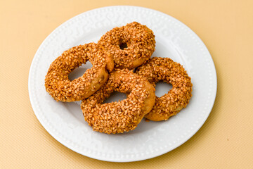 Turkish homemade sweet and savory cookies .Tatli tuzlu kurabiye. Karisik kuru pasta .
