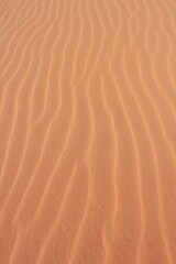 Wavy sand texture close-up