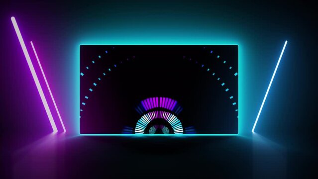 Abstract blurred gradient background in bright colors. Colorful smooth template Soft color background Color neon gradient