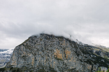 Fototapeta na wymiar Swiss Mountains near Lauterbrunnen