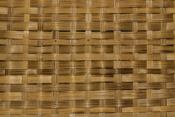 wicker basket weave texture close up