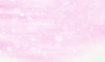 pink abstract background snowfall watercolor