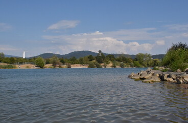 Flückingersee in Freiburg im Sommer