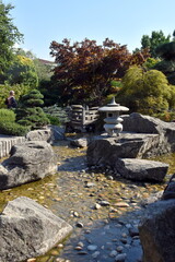 Japangarten in Freiburg im Sommer